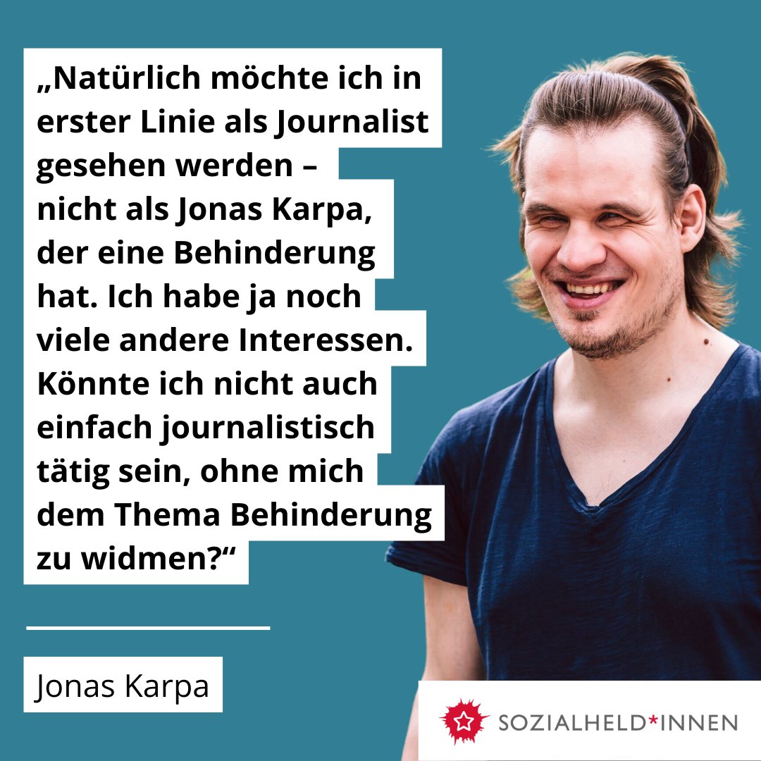 SOZIALHELD*INNEN (@SOZIALHELDEN) on Twitter photo 2022-08-08 13:14:49 Mit @uebermedien hat unser Kollege @karpafahrt von @DieNeueNorm über Diversität und Repräsentation im #Journalismus gesprochen. Seine Erfahrungen und die von zwei Kolleg*innen mit Behinderungen zeigen: Von #Inklusion ist der Medienbetrieb weit entfernt. shero.link/sH6xOq Mit @uebermedien hat unser Kollege @karpafahrt von @DieNeueNorm über Diversität und Repräsentation im #Journalismus gesprochen. Seine Erfahrungen und die von zwei Kolleg*innen mit Behinderungen zeigen: Von #Inklusion ist der Medienbetrieb weit entfernt. shero.link/sH6xOq