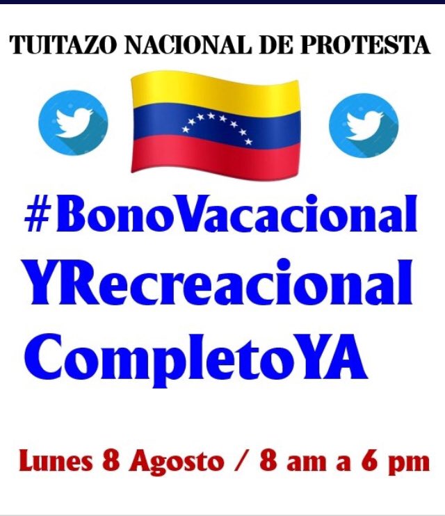 #BonoVacacionalYRecreacionalCompletoYa