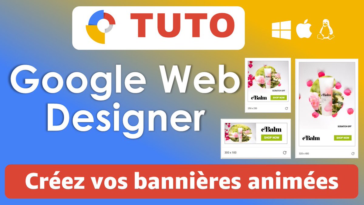 #Design #Marketing #Digital
Le tuto complet pour bien démarrer la création de bannières animées en plusieurs tailles.
youtube.com/watch?v=tOBXTu…