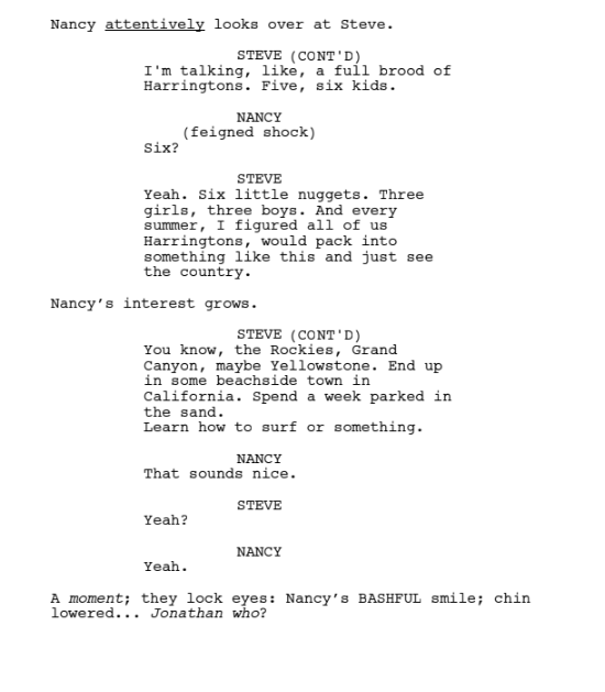 mvnsonsrings's tweet photo. i might be a ronance shipper more than a jancy shipper but theres no way the six little nuggets speech worked on NANCY WHEELER https://t.co/ztpkIbvvfk