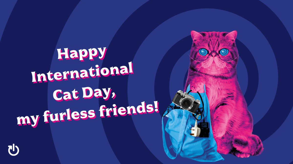 recycleelectric's tweet photo. Today is international (Hypno)Cat day so I thought I’d treat you all to one of my many recycling jokes!
 
Why did the human have to recycle his old camera?
 
Because it wouldn’t go into pawtrait mode…
 
No, I’m only kitten😸
 
Help me celebrate by recycling your electricals. https://t.co/k5kdVP6VOz