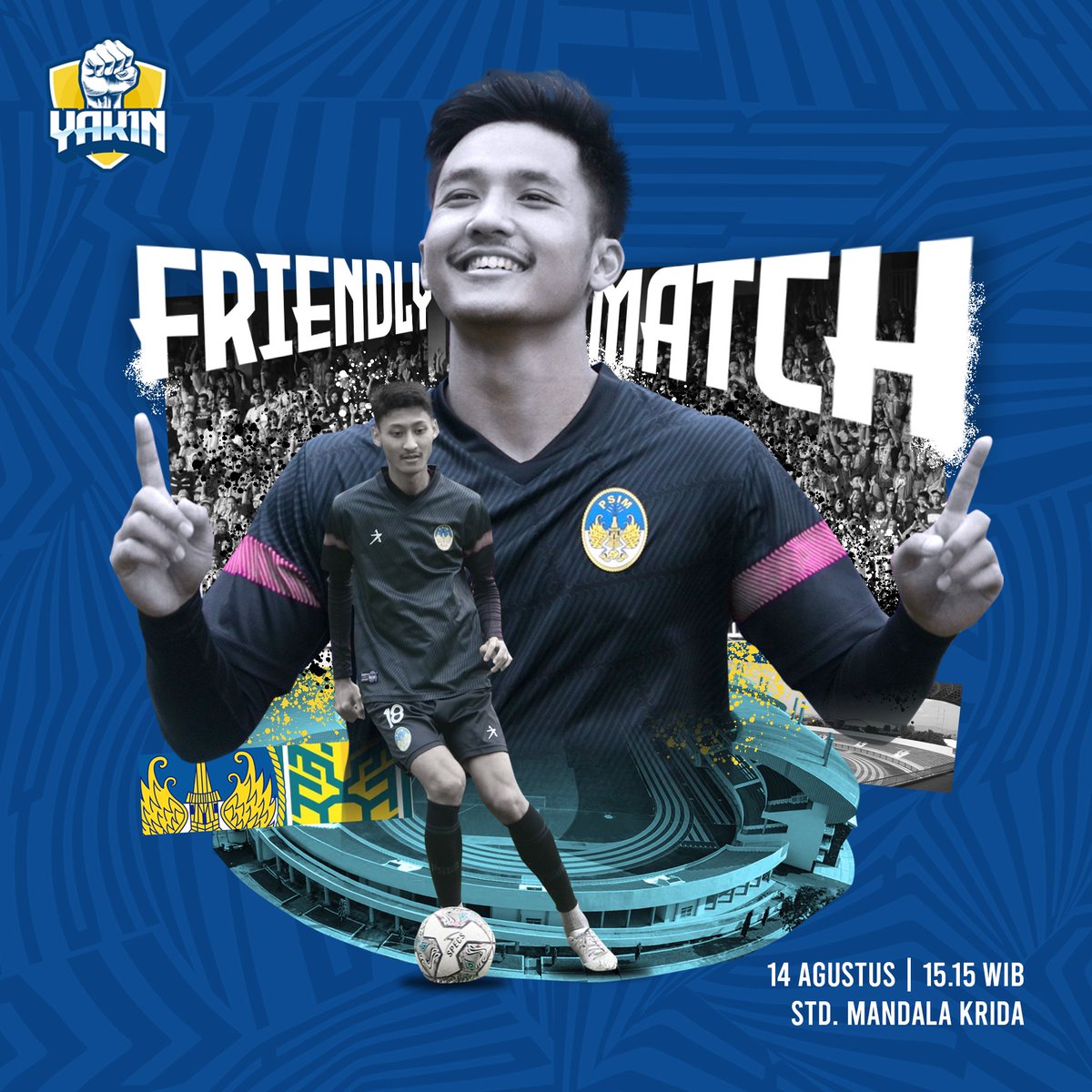 Hari yang ditunggu-tunggu akhirnya tiba juga, Dab! 🙌

Jangan lupa ajak keluargamu untuk menikmati akhir pekan sambil mendukung tim kebanggaan 💙

#YAK1N 
#LaskarMataram
#AYDK