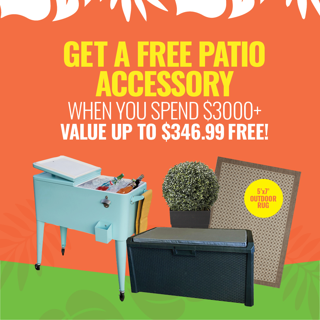 PATIO SALE!! 🏷️ 

From August 12th - 21st everything is on sale! Save up to 50% OFF on patio clearance items while supplies last!

Shop Now 👉 ow.ly/16ME50KbOPa