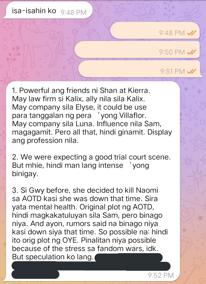 caramelblle's tweet photo. Thoughts ng friend ko sa #OYE45 #OYETheEndOfTime https://t.co/IZHpM0Ssux