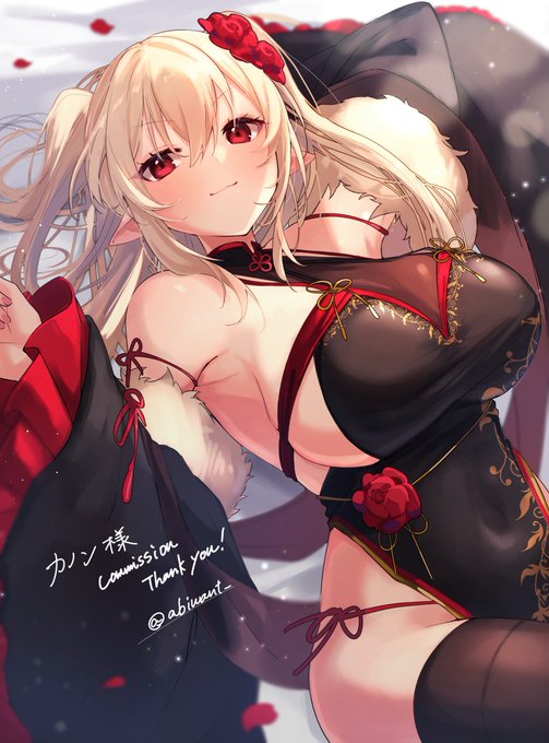 ろ様(@abiwant_)にSkebで依頼させていただいたうちの子
これでもかと強調された腋と横乳の素晴らしさ…
ドヤっとした表情もいい感じです☺️
この度もありがとうございました! 