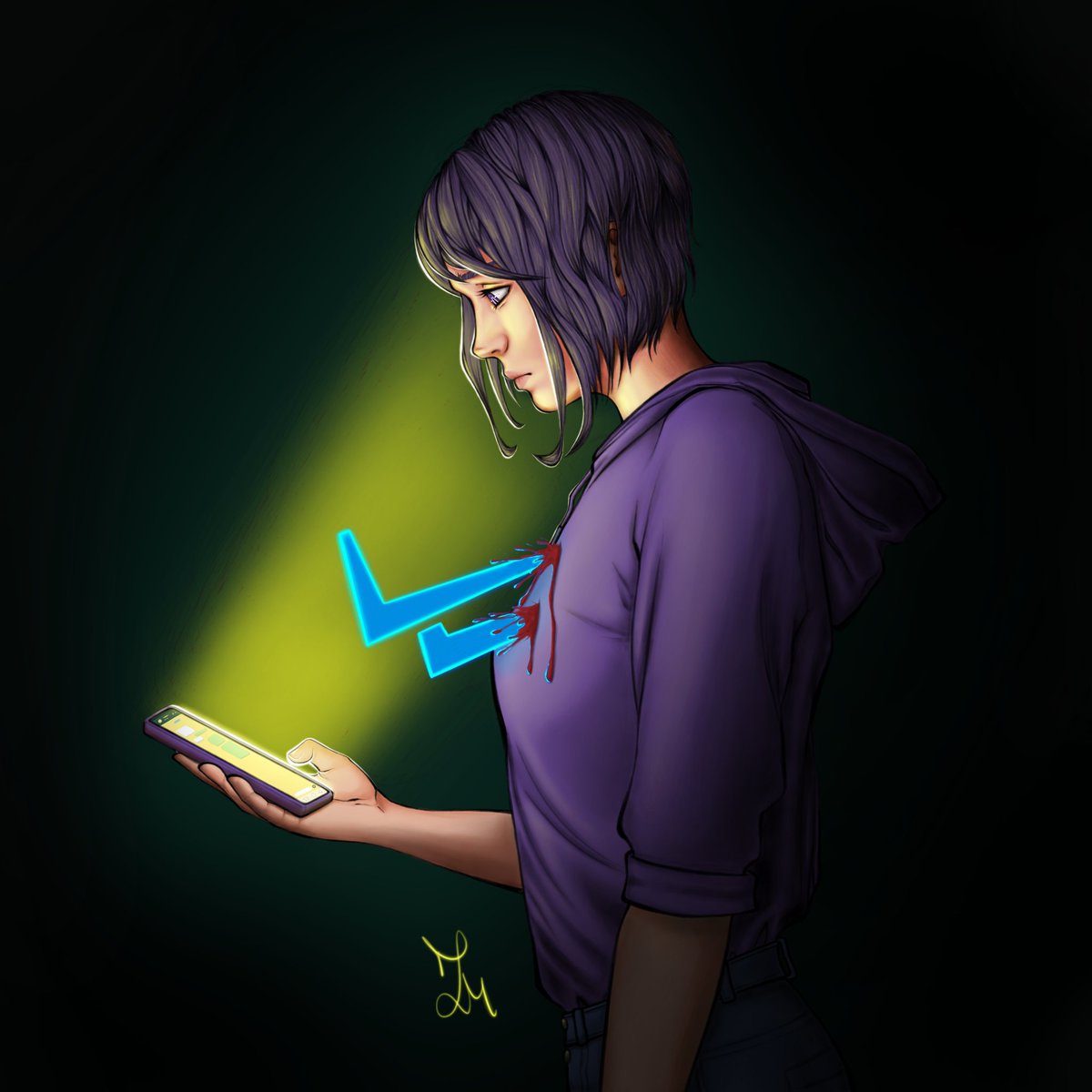 MiryHP_Art's tweet photo. •It's easy to get hurt online 🌐

#whatsapp #blueticks #spunteblu #internet #relationships #art #arte #draw #disegnare #drawing #disegno #graphic #illustration #lineart #linework #colored #coloreddrawing #coloredlights #lightandshadow #digitalart #digitaldrawing https://t.co/7ImWBYjh6e