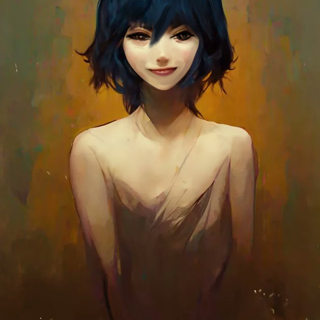 今話題のAIに描いて頂いた みーちゃんです
後ろ姿も描いてくれましたよ 