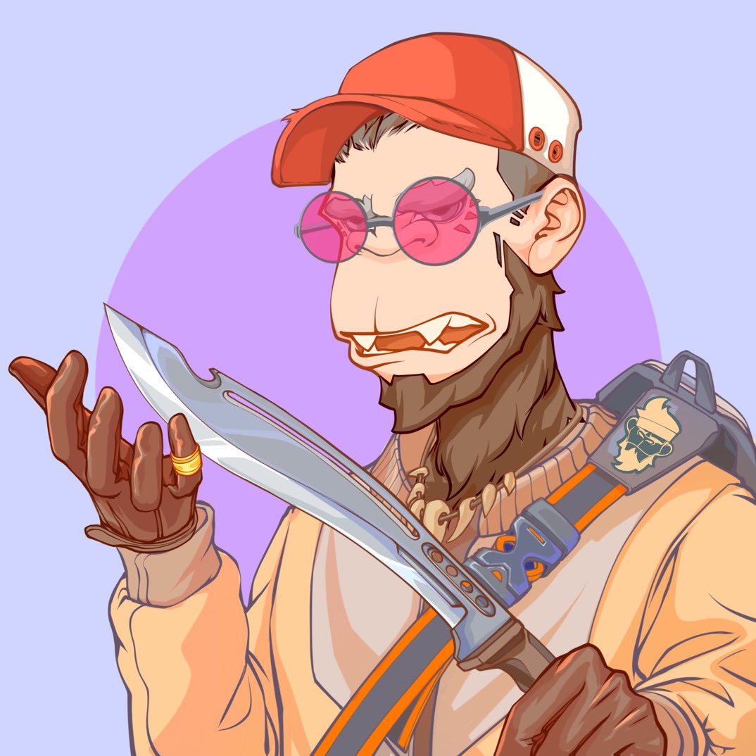 ljnft_'s tweet photo. Just get my first Jikan! Can’t resist myself to join the troop!! Today artist reveal got me bullish asf 🔪🔥
@JIKANSTUDIOS #TROOP #JIGMI #Solana #NFTCommunity #NFTs https://t.co/kjbP2x2xK6