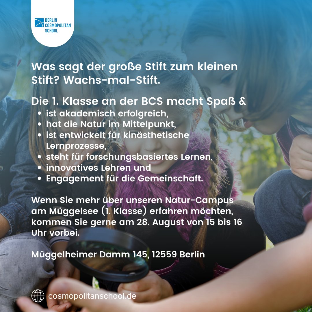 Berlin Cosmopolitan School tweet media