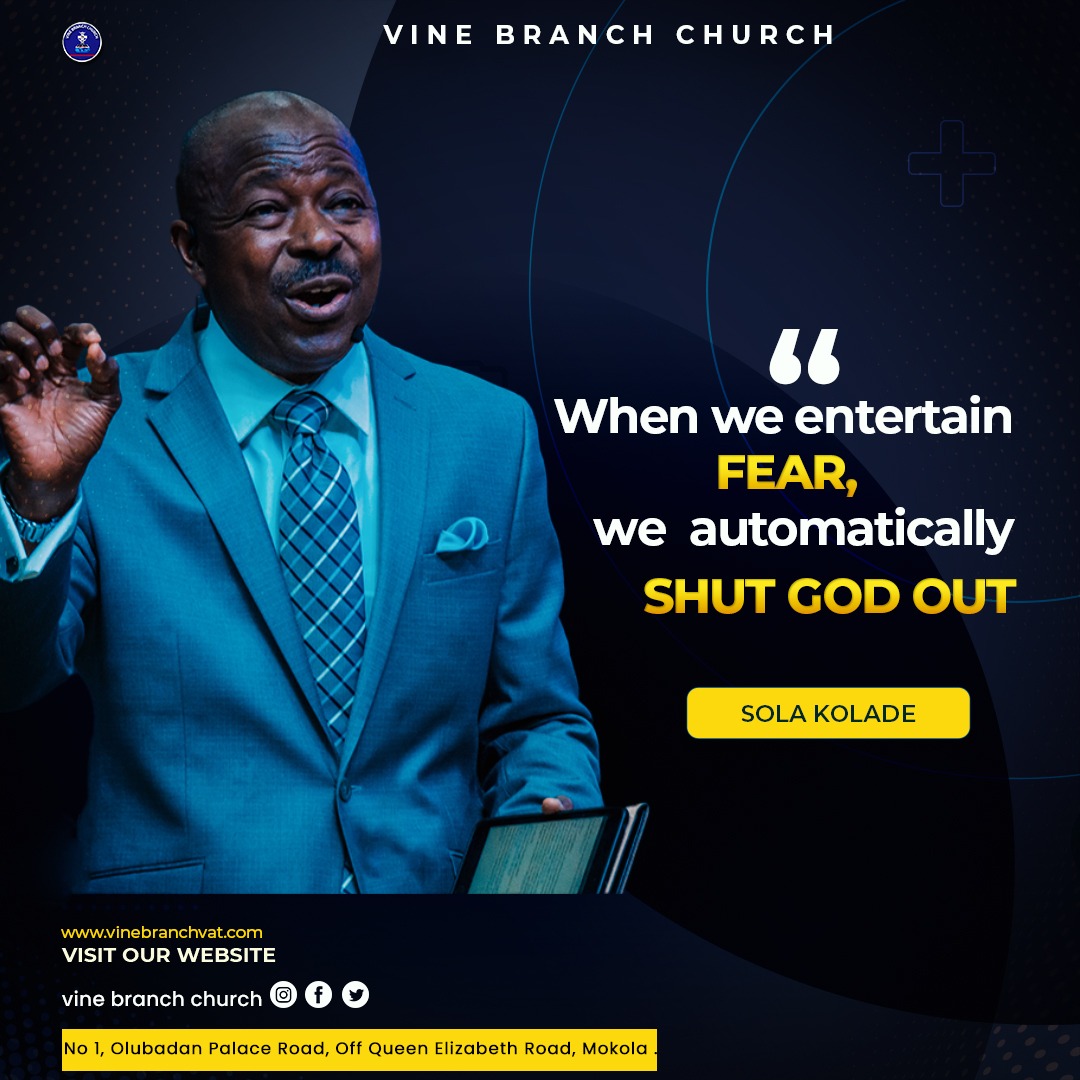 VBCmokola's tweet photo. @PstSolaKolade
#LimitingGod?
#VBCMokola https://t.co/9YErCXM616