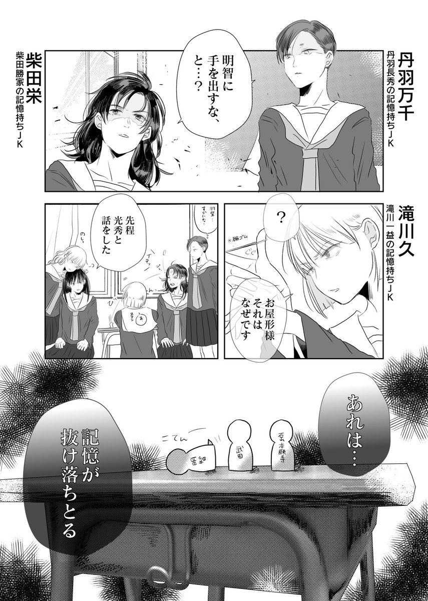 織田信長と秀吉の女子高生ライフ3(1/2)
#創作百合
 #龍と虎 