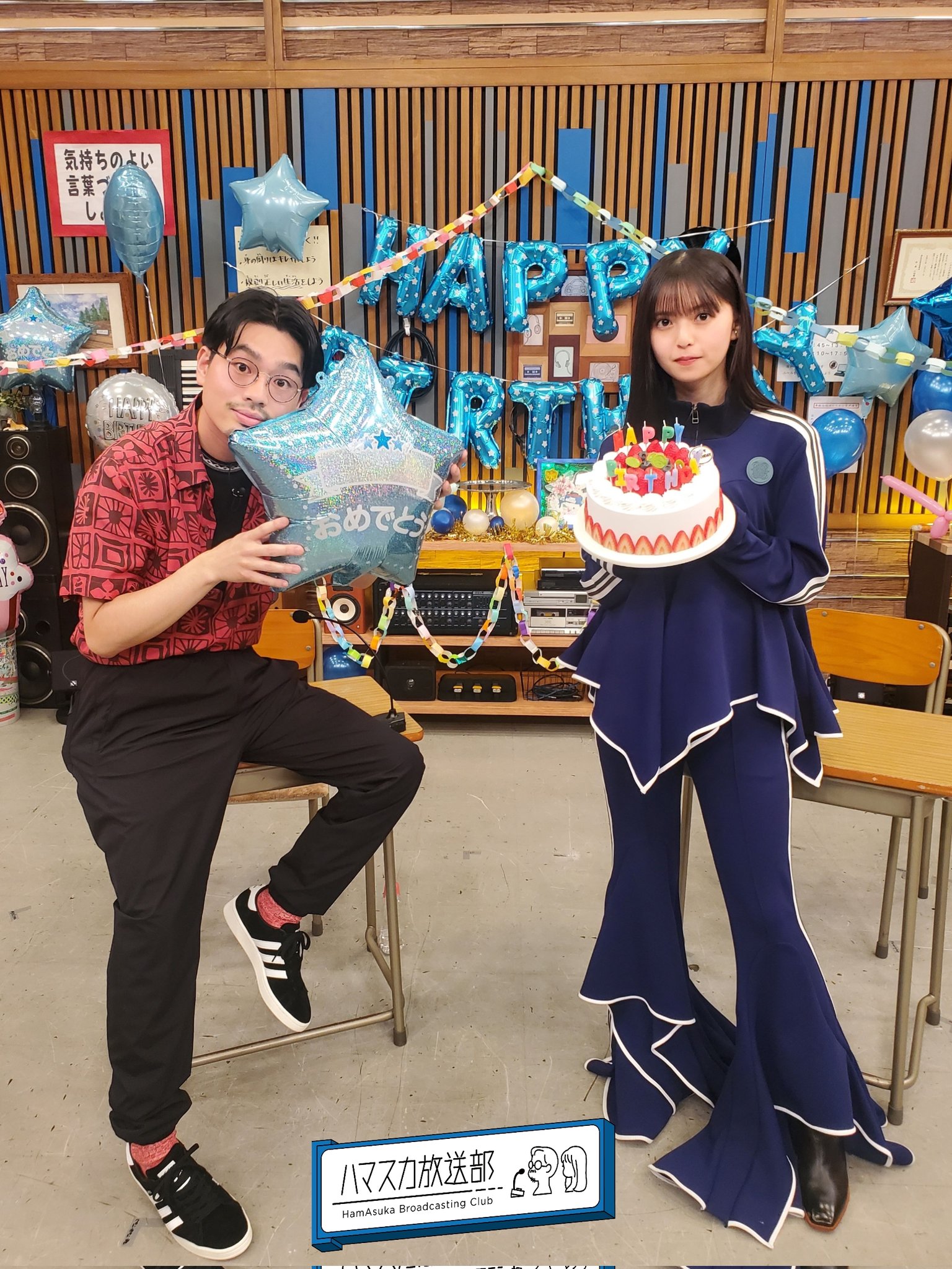 ハマスカ放送部 ハマスカ生放送部 ロンT白 未開封XL ハマ