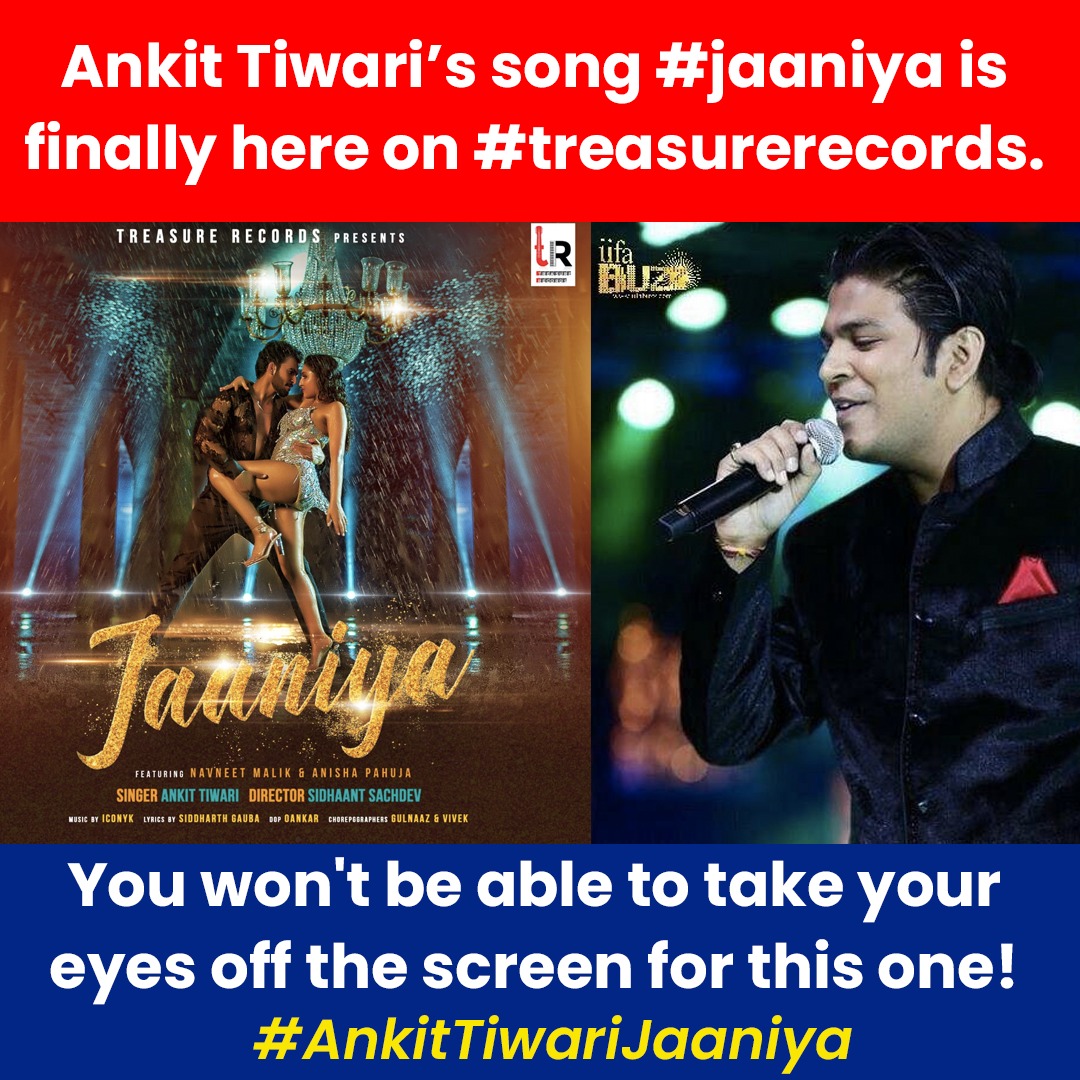 Ashish01090's tweet photo. This song janniya is super song go to listen this song maja aa gaya song sunkar. 
@officiallyAnkit @Record2Treasure #AnkitTiwariJaaniya https://t.co/D19Tz0i9bU