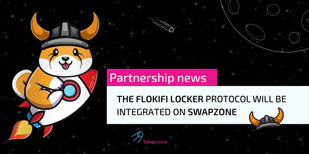 🚨NEWS ALARM🚨

We're excited to integrate the FlokiFi Locker protocol by <a href="/RealFlokiInu/">Floki</a>! 🔥

#FlokiFi Locker will show the LP security status of tokens listed on <a href="/Swapzone_io/">Swapzone</a>🐶 

Details soon..😏
For now feel free to visit the upgraded $FLOKI page: swapzone.io/exchange/btc/f…