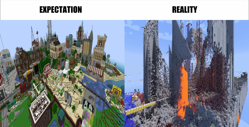 Am Wochenende gab es leider einen Streik, daher wurden keine Memes gepostet.

Daher gedenken wir heute den Servern bei denen die Protection Plugins gestreikt haben...

#Minecraft #1MemeADay #MCSEU 

~ Hadde

Geklaut von reddit.com/r/MinecraftMem…
