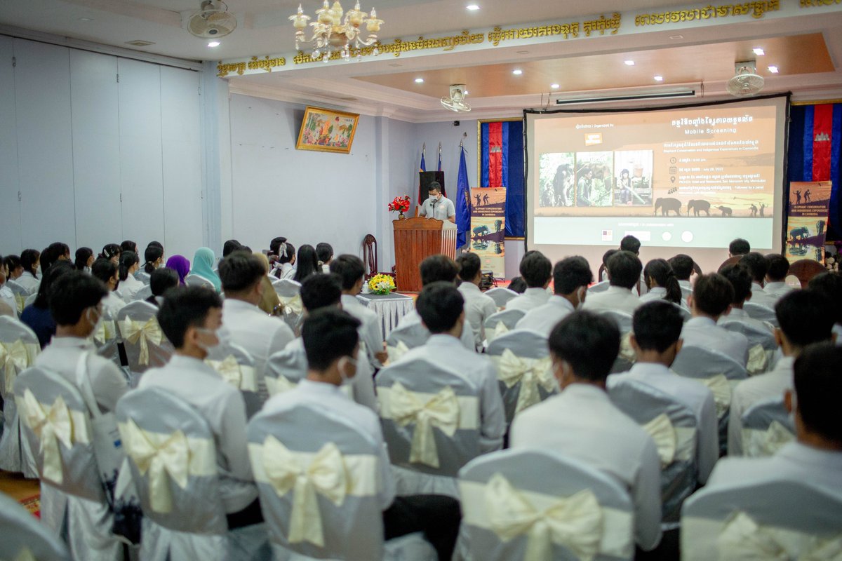 BophanaCenter's tweet image. #MobileScreening of the project "Elephant Conservation and Indigenous Experiences in Cambodia" on 29th July.
Organized by @BophanaCenter in collaboration with @ckscambodia, #ElephantLivelihoodInitiativeEnvironment and Organization under the grant support from @UniofBath