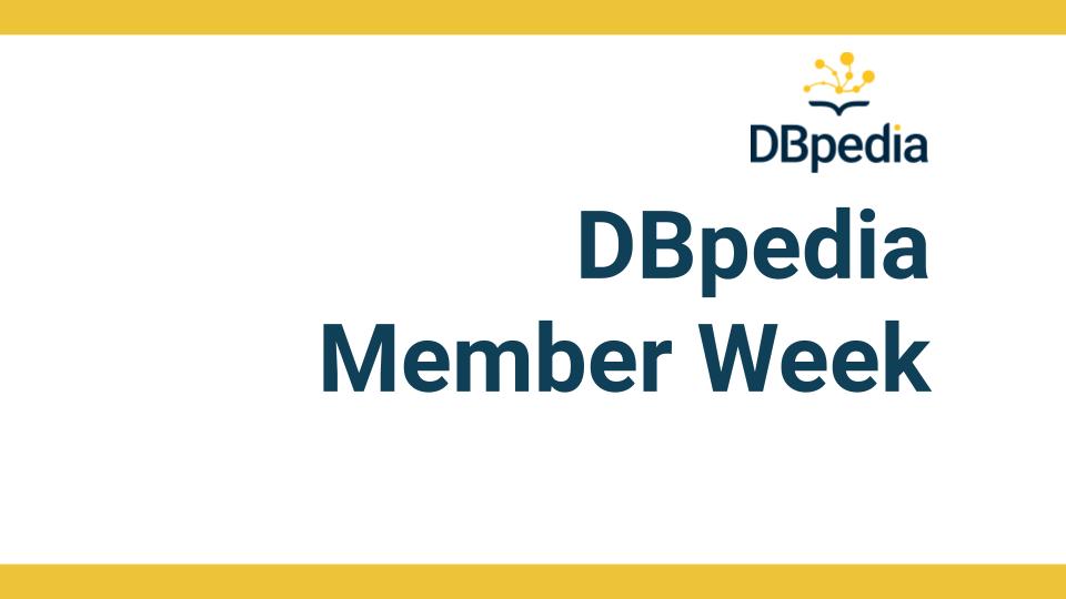 dbpedia's tweet photo. Time again for our fifth #WeekofMembers where we will highlight our cool #DBpediaMembers. Stay tuned and keep reading! https://t.co/fPNy4PX7S4 #DBpediaNetwork https://t.co/pcCwPR6iuf