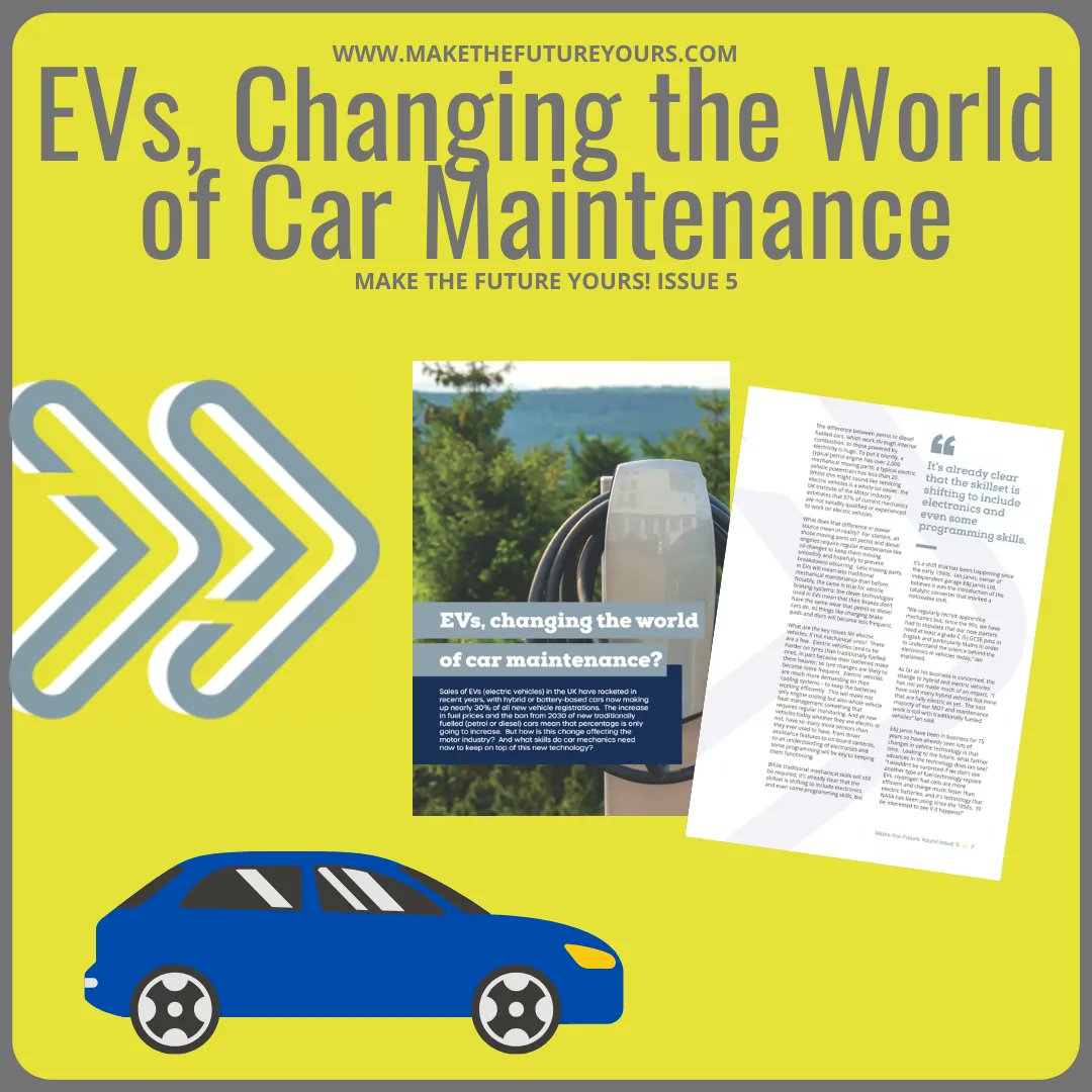 Sales of electric vehicles in the UK have rocketed in recent years, with hybrid or battery-based cars now making up nearly 30% of all new registrations. But how is this change affecting the motor industry?

Our latest issue makethefutureyours.uk/latest-issue

#ElectricVehicles #Careers