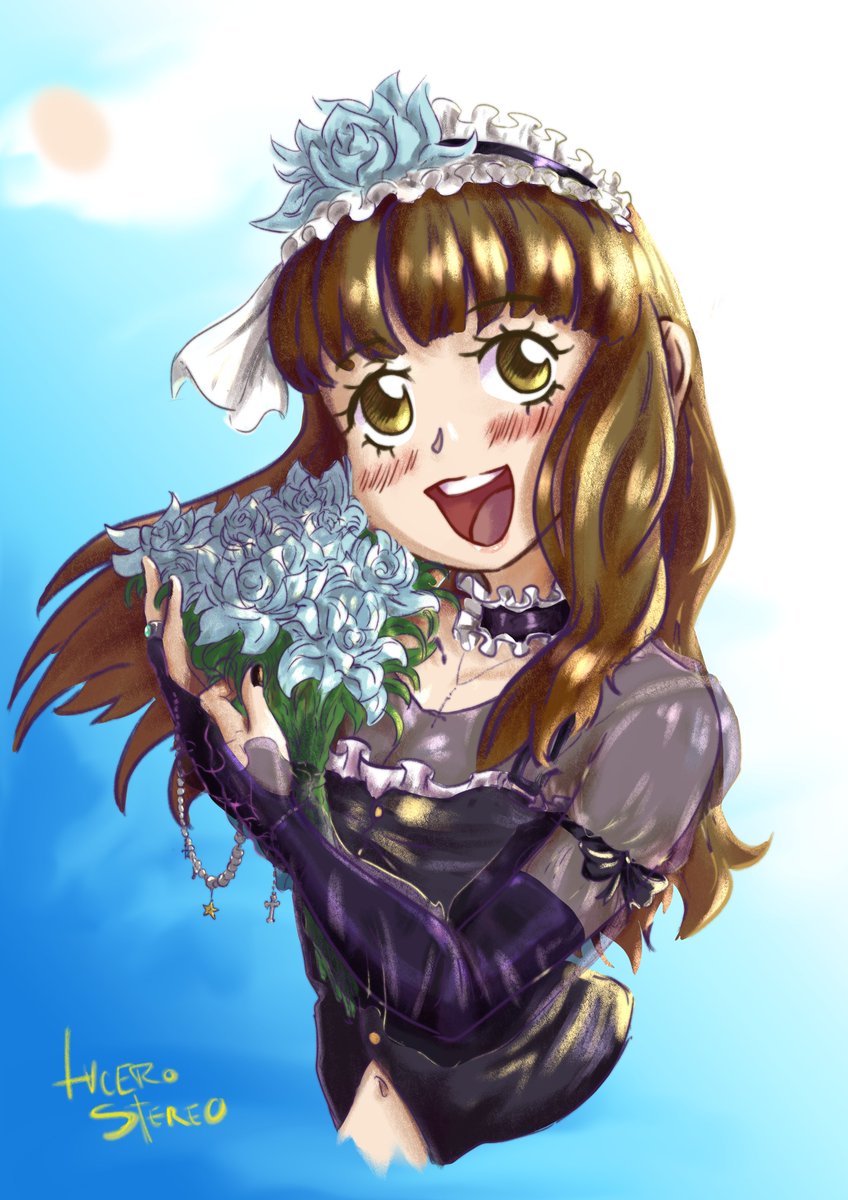 LvceroStereo's tweet photo. Vale qué no he podido dormir y he terminado mi dibujo de la Gothic - No @Mimibits estrellan't #BitsBitsArt Bonito Lunes a Tod@s! (a mimir) https://t.co/AEyvEnjvNx
