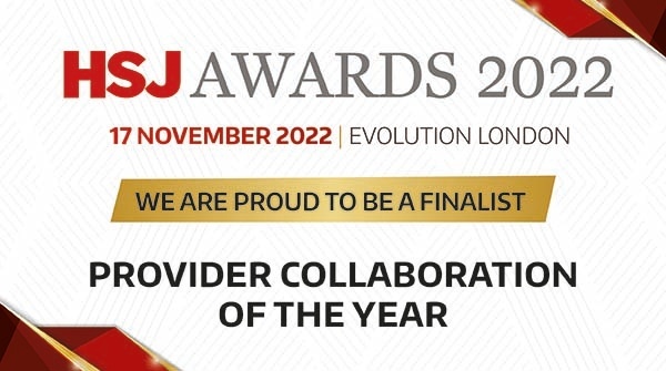 DPT_NHS's tweet photo. We are proud to announce that the South West Provider Collaborative (SWPC) has been shortlisted in the @HSJ_Awards 2022 in the Provider Collaboration of the Year category. Congratulations to the team! Read more: https://t.co/pCMiHQAISb #HSJawards #HSJ #NHS @BigmacFee #ProudofDPT https://t.co/3h7tEowiLQ