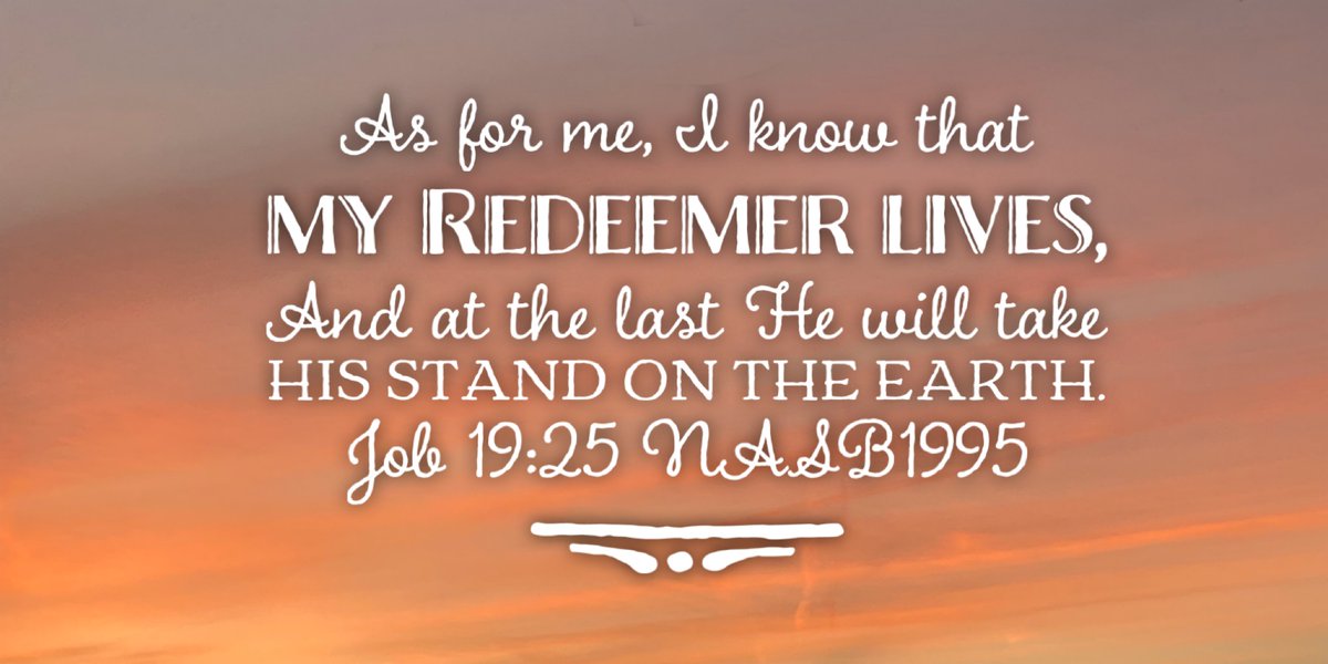 lyndad68's tweet image. #job1925 #asforme #myRedeemerlives #Hewillcomeagain #victoriousJesus #secondcoming