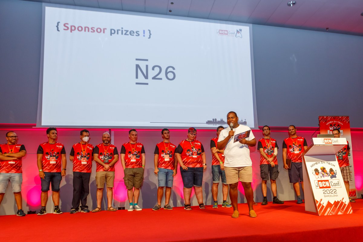 We had a blast at the #jbcn22 in July 🌟🧑‍💻 

Thank you for having us, and feel free to get in touch with us if you want to join our team. 

Check our open roles below:
n26.com/en/careers

#N26 #PeopleOfN26 #JavaConference