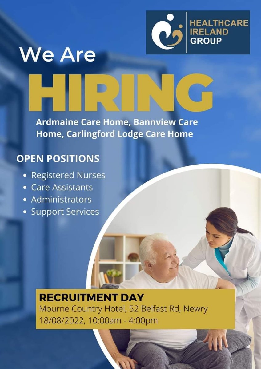Healthcare Ireland Group (@hcareireland) on Twitter photo Come join our teams <a href="/RCN_NI/">RCN Northern Ireland</a> <a href="/RCN_NI_NRN/">RCN NI Newly Registered Nurses Network</a> #carehomes Come join our teams <a href="/RCN_NI/">RCN Northern Ireland</a> <a href="/RCN_NI_NRN/">RCN NI Newly Registered Nurses Network</a> #carehomes