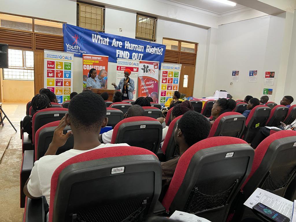 Human Right session held at Kyambogo University was an achievement and we hope to see students play their part back in communities <a href="/kyambogou/">KYAMBOGO UNIVERSITY</a> <a href="/NNDUGWA/">Ndugwa Hassan</a> <a href="/mtoto_Wa_shule/">Initiative for Mtoto Wa Shule (IMS)</a> <a href="/Youth4HRD/">Youth for Human Rights and Democracy</a> <a href="/SDGaction/">UN SDG Action Campaign</a>