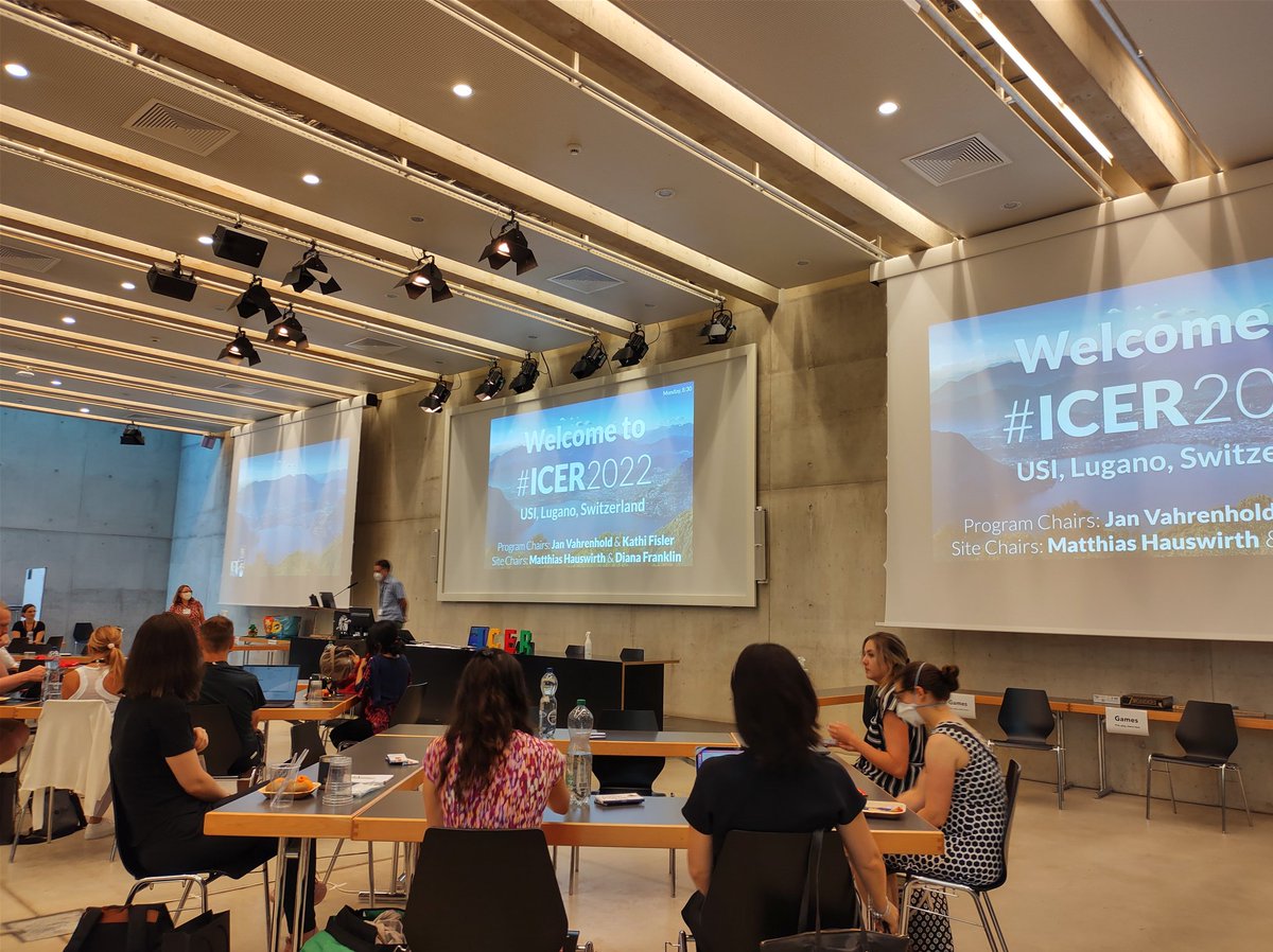 Hello <a href="/ICER_C/">ACM ICER Conference</a>! All looks well in Lugano and virtual Lugano!