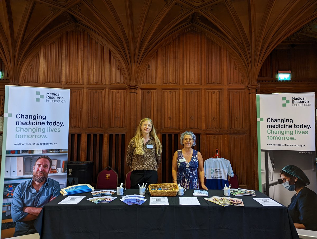 MedResFdn's tweet photo. 👋 Hello from @MedResFdn_AMR's summer conference! #AMRtraining

Hosted by @BristolUni, we're looking forward to hearing about what our amazing #AMR PhD students have been up to 🧪🎓

Pop by our stall to find out more about the Foundation👇 https://t.co/d6h7rihncp