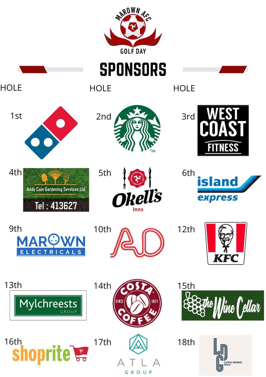 We are very, very grateful to the support we've received from companies that have helped out with spot prizes for our annual golf day⛳️

The competition wouldn't be the same without them and we really appreciate the generosity! 👏