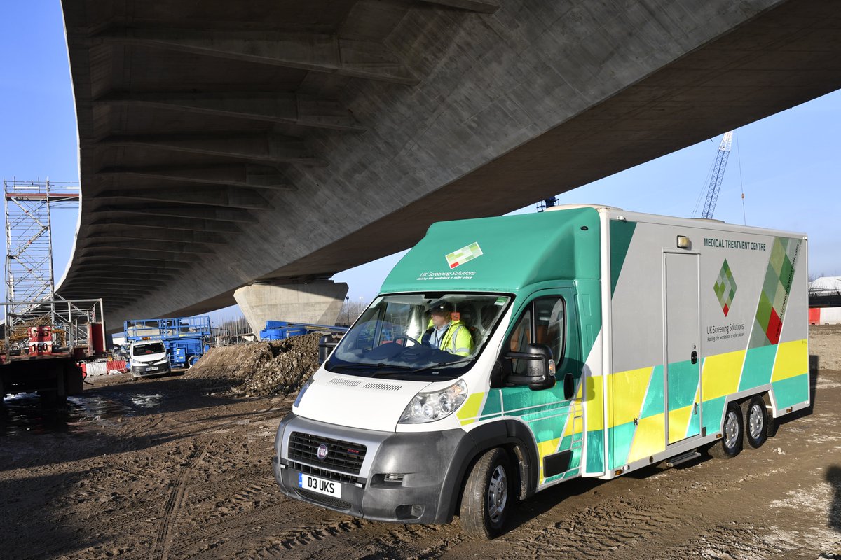 UKScreening's tweet image. In 2015, UK Screening Solutions won the contract for the Occupational Health and Welfare management on the construction of the new Mersey Gateway project.

Take a look at a few of our images from our time working on the Mersey Gateway bridge.

#occupationalhealth #employeewelfare