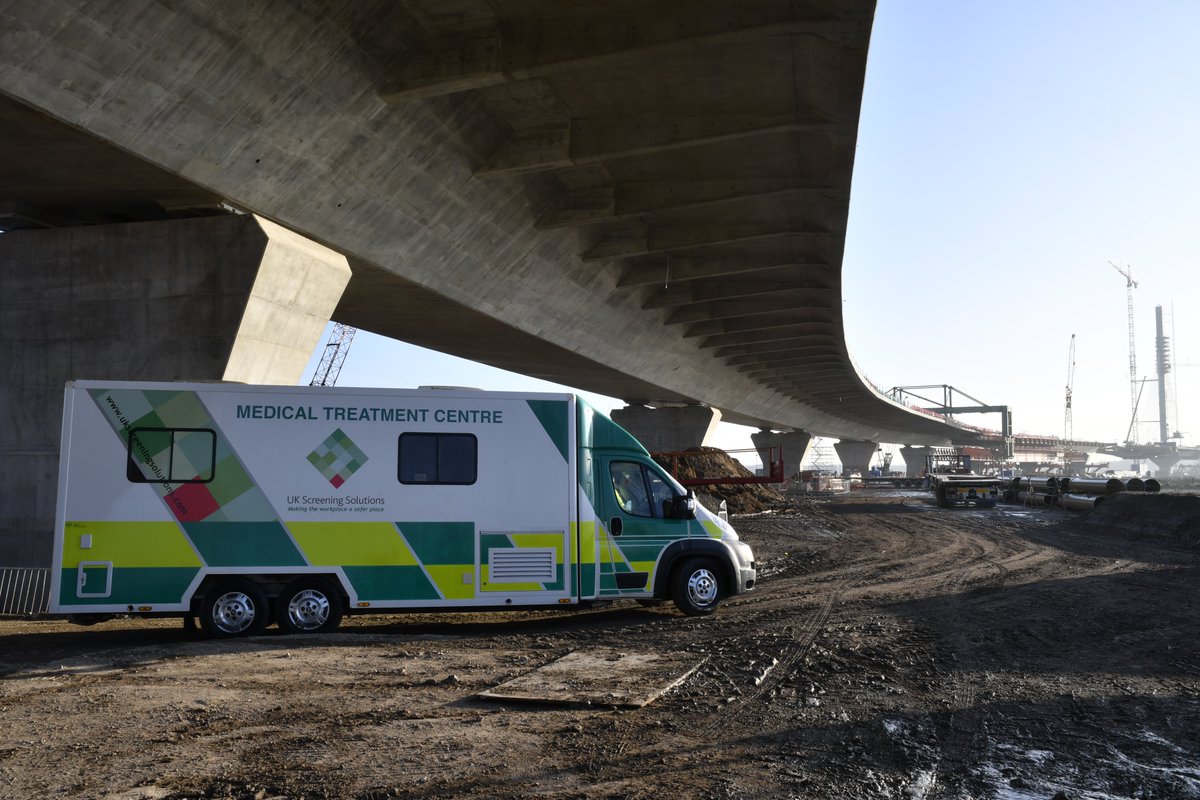 UKScreening's tweet image. In 2015, UK Screening Solutions won the contract for the Occupational Health and Welfare management on the construction of the new Mersey Gateway project.

Take a look at a few of our images from our time working on the Mersey Gateway bridge.

#occupationalhealth #employeewelfare