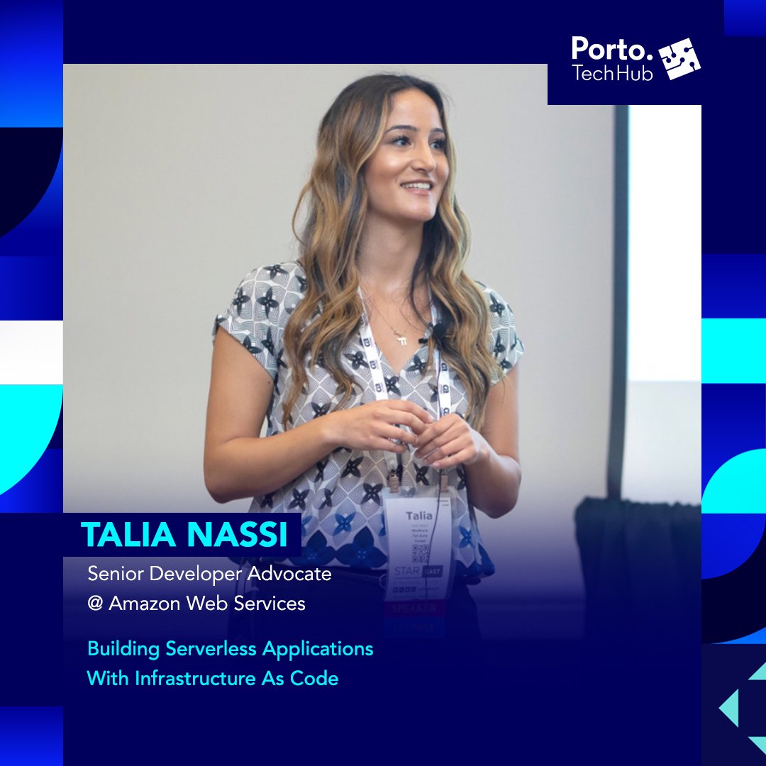 PortoTechHub's tweet photo. π£οΈMeet #TaliaNassi, a Senior Developer Advocate at #AmazonWebServices!
In #PTHconference, Talia will explain how to start building a serverless application on your laptop and take it to production without leaving your favorite IDE.
Tickets available π https://t.co/JYY0aCvEWp https://t.co/z0UgNxPVLC