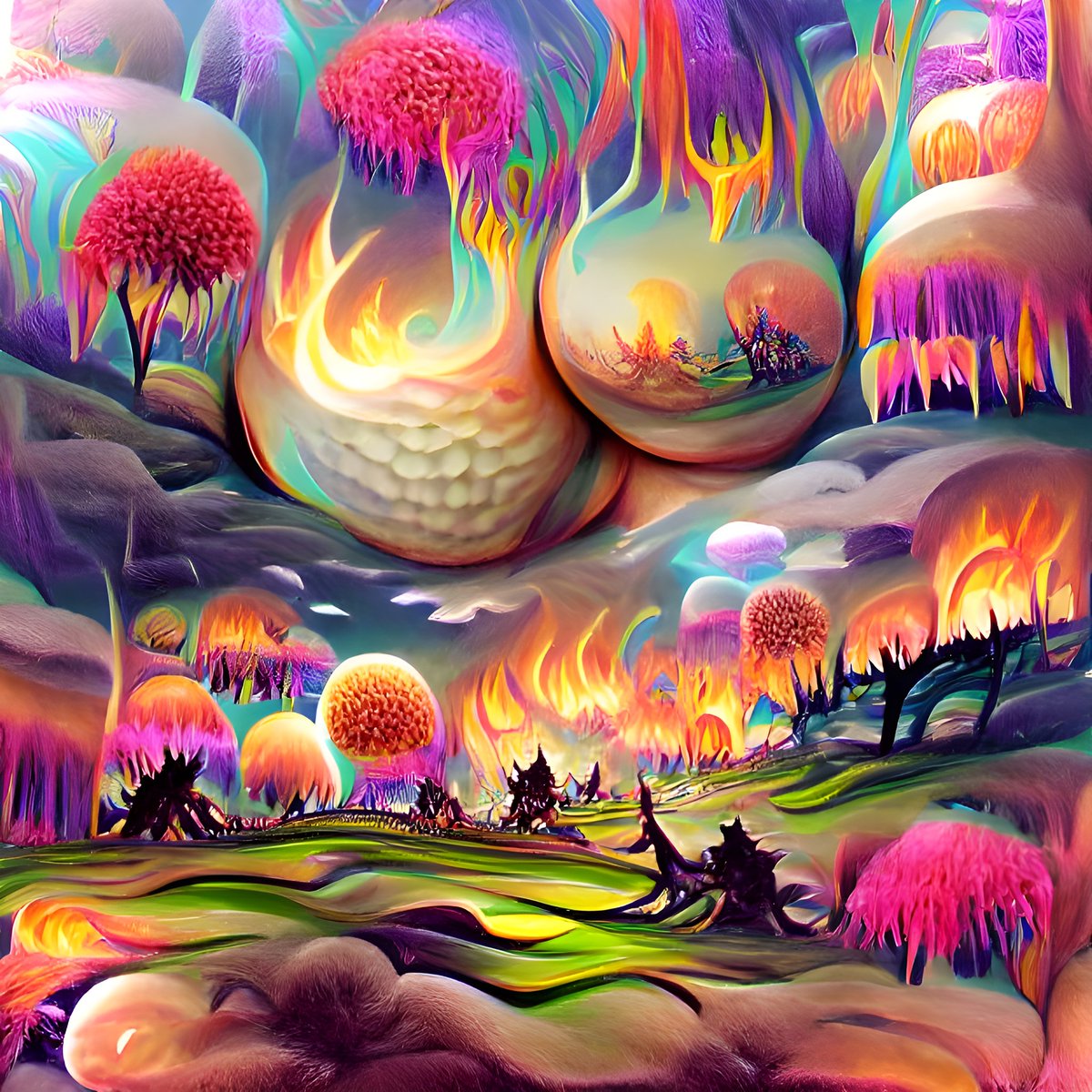 ModzWhittz's tweet image. &quot;Psychedelic dimension bubbles&quot; - made with @NightCafeStudio 

creator.nightcafe.studio/creation/MEoPL…

#aiart #nightcafe #digitalart