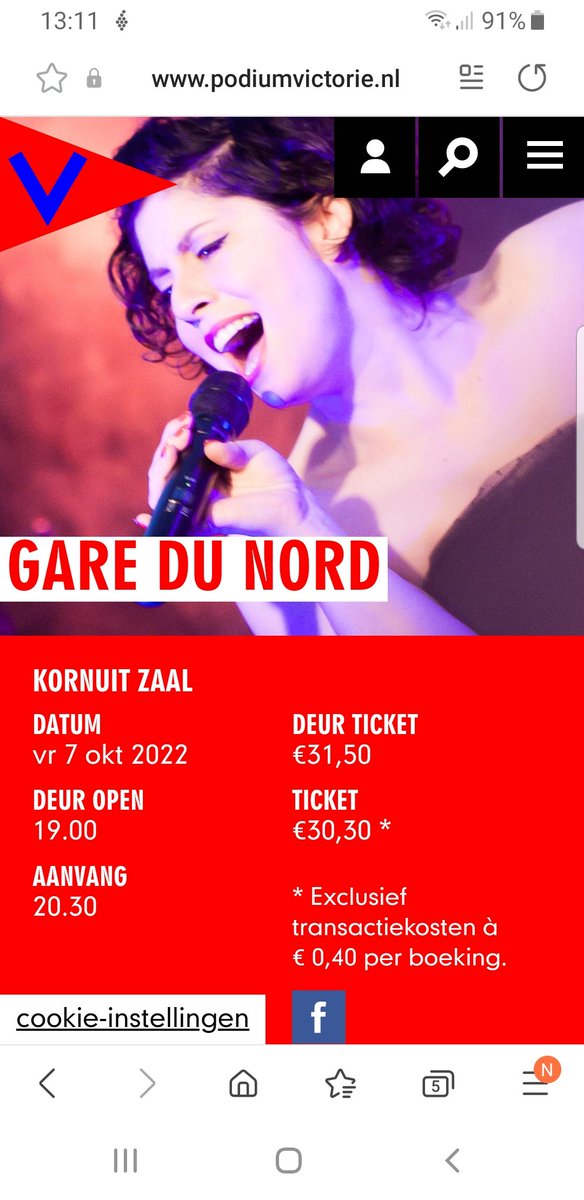 Knarfetico's tweet photo. @podiumvictorie, ik heb kaarten voor Gare du Nord op 7 oktober.
Zo staat het ook op de website, maar op de posters in de stad staat 14 oktober. Wanneer zal ik komen? https://t.co/9bEyCabHts