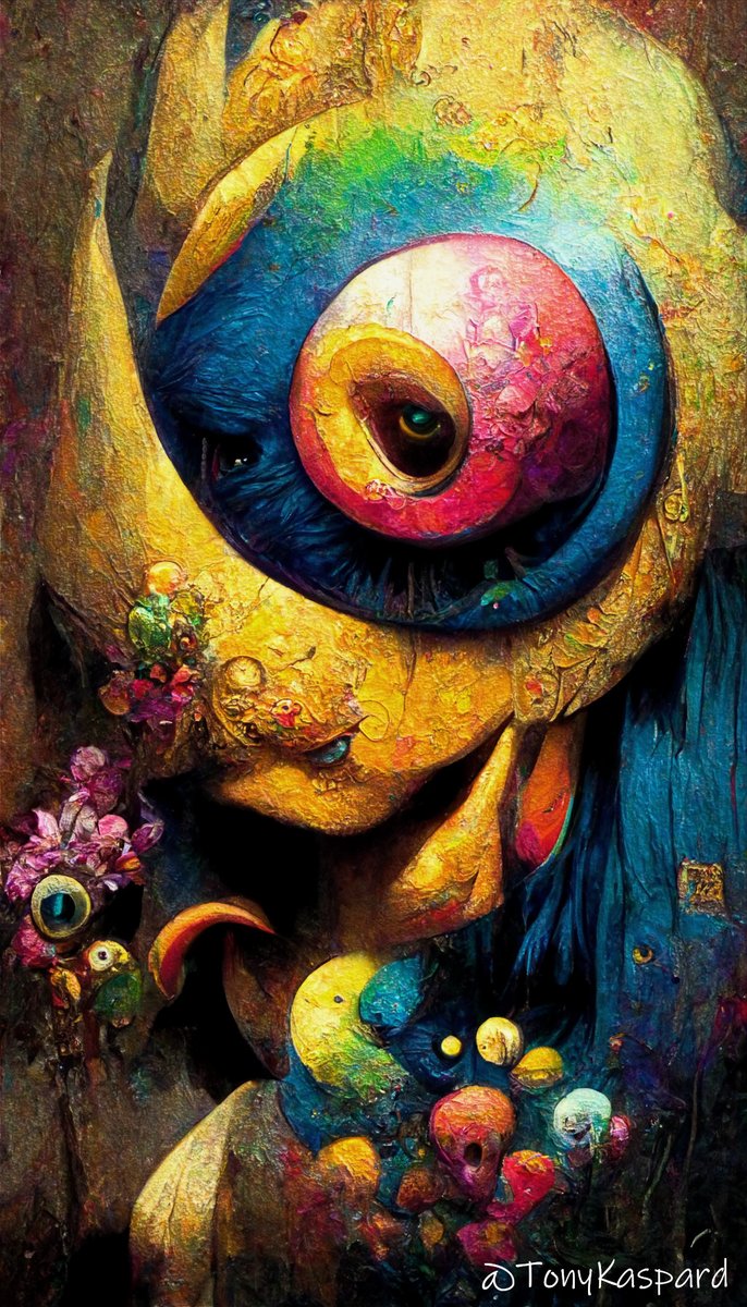 TonyKaspard's tweet photo. |🤖💬| ... Inspired by Odilon Redon Feat Pablo Picasso🤯So #beautiful . Many hours to make this one ! i hope you like it !
Thx to the last Sub ! Visit my #inspirationCenter❤️😍 

#DigitalArtist  #p5t #midjourney #ArtistOnTwitter  #NFTCommunity  #NFTartist #painting https://t.co/LxtXTNTyaW