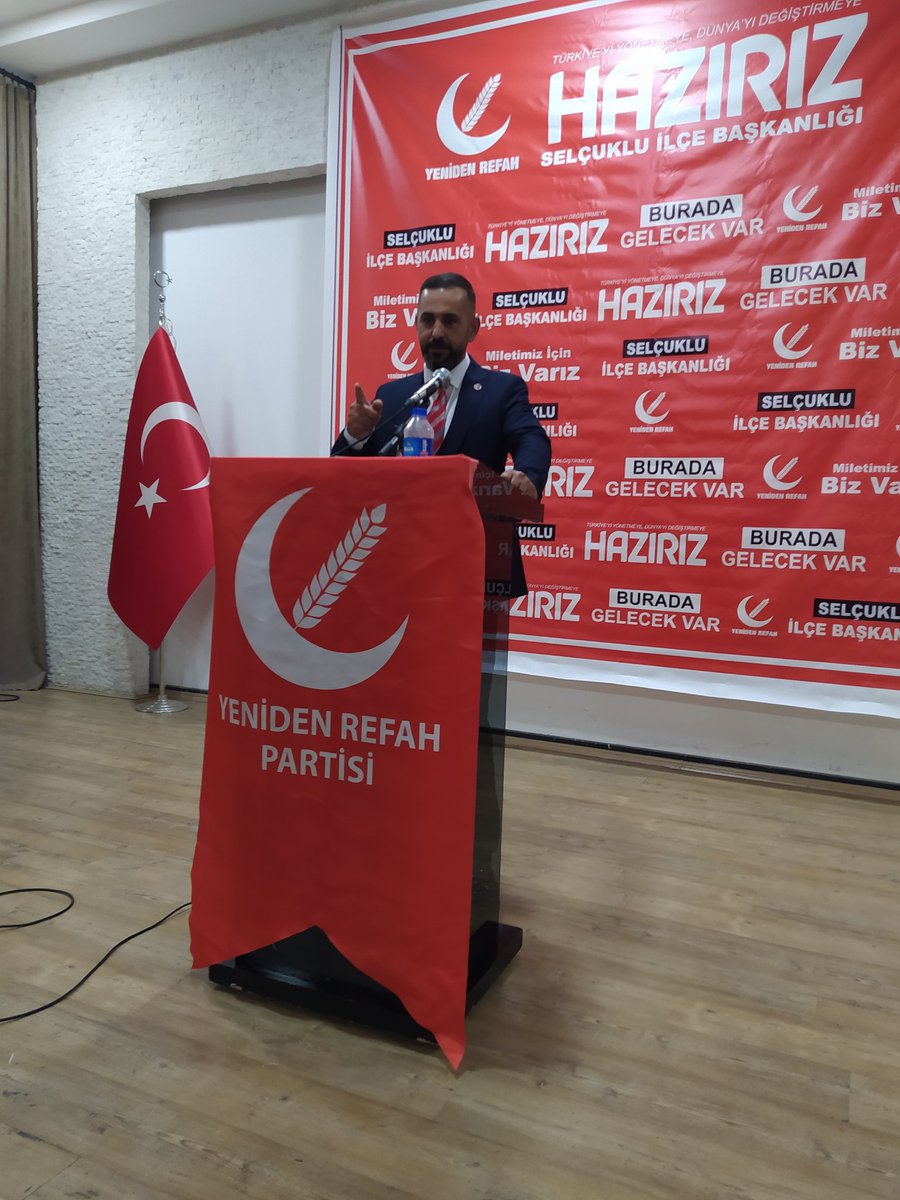 Selçuklu 2. Olağan Kongremiz Selçuklu'muza Konya'mıza ve tüm Türkiye'ye hayırlar getirsin.  Güven tazeleyen Ahmet ÇİFCİ başkanımız ve yönetimi #Selçuklu İçin Biz Varız  dedi👍🏽

Fatih Erbakan Yeniden Refah Partisi #MilliGörüş #YenidenRefahYenidenErbakan