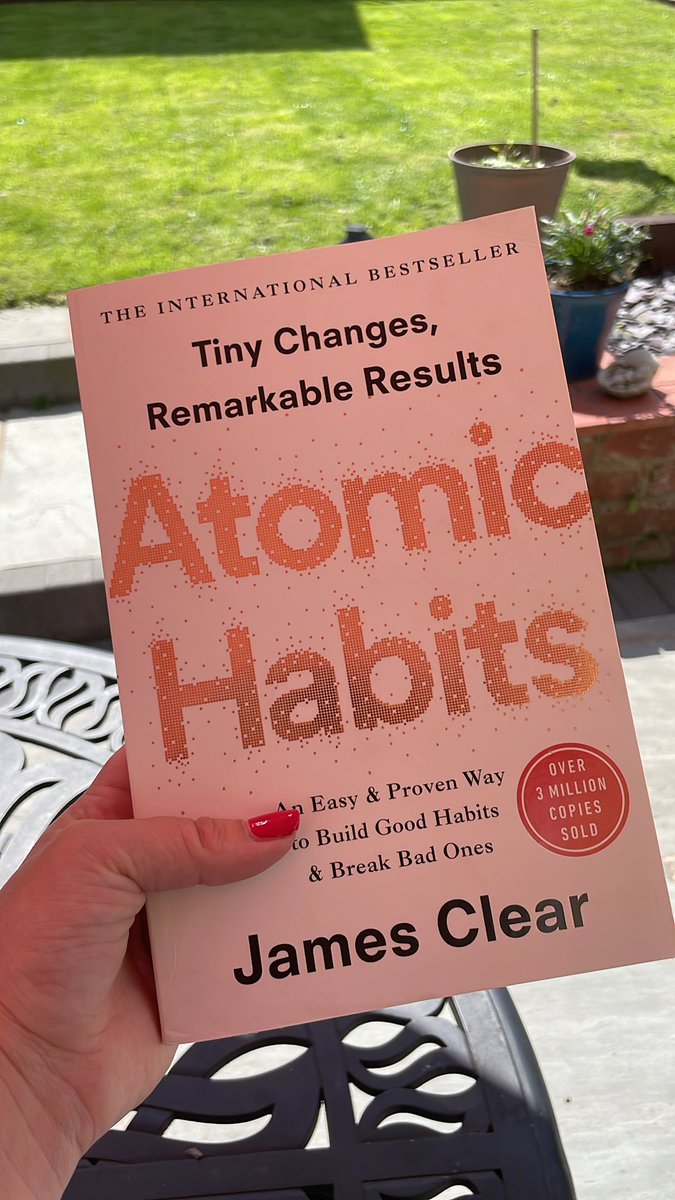 MrsYoungHT's tweet photo. A third of the way through this book recommended by @BeaconCEHead and lots of food for thought 🤔 #bestversion #1percentbetter #systemsnotgoals @JamesClear https://t.co/p6SNeeyBzT