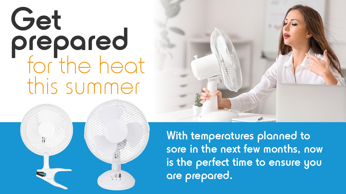 arrow_office's tweet image. Make sure everyone stays cool and productivity isn't effected by the change in temperature this Summer, with our range of fans now available ☀️
Contact your VOW Wholesale contact today to find out more! #summer #fans