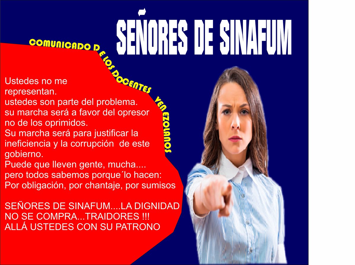GremioDocente's tweet photo. MENSAJE A SINAFUM https://t.co/uD35o5nqDx