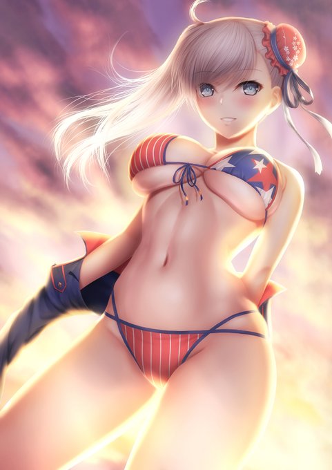 水着武蔵ちゃん!(少し色味調整してみました)#FGO#FGO7周年 