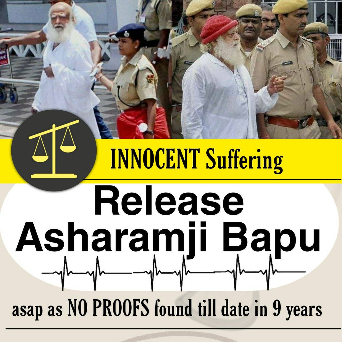 <a href="/GautamGambhir/">Gautam Gambhir</a>
Asaram Bapu Case
में लड़की नाबालिग ही नही लेकिन उसने कानूनी शै पर मजे से pocso misuse करवाया, 
INNOCENT Suffering
क्योंकि कानून में Major Loopholes हैं
BOGUS Case खत्म करो
#Catch22HinduSaint