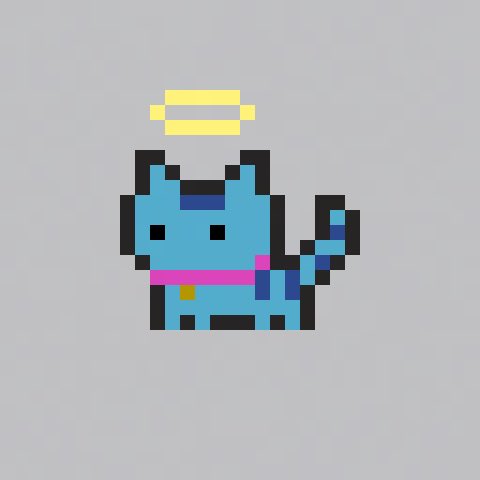 Minted a cat with halo <a href="/CatsOnChainCNFT/">Cats on Chain | Guardians of the Chain</a> meow. #CNFT #ADA #meow