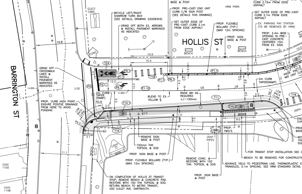 Brett_CBC's tweet photo. Barrington-Hollis-Terminal bike lanes coming.
https://t.co/Pm9hfBrZSn https://t.co/ZpqaPccG4m