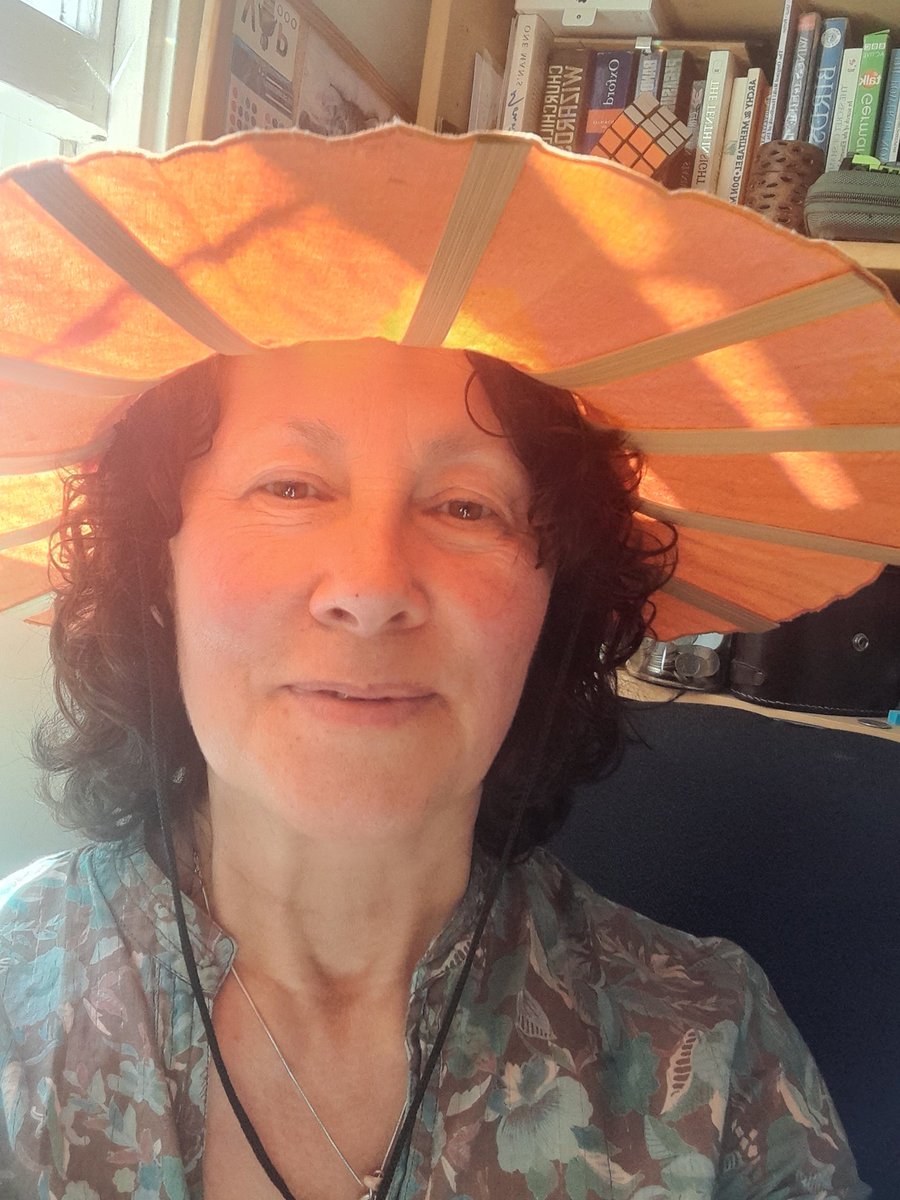 So hot in the study I've resorted to wearing a sunhat indoors! I could do with my hacw ice lolly just now. STAY cool everyone! 😎 <a href="/HWHCT_LDCom/">Herefordshire Community Learning Disability Team</a> <a href="/Victori75795432/">Victoria Ann</a> <a href="/MelanieJones17/">Melanie Preston Jones LD Community Nurse🐝</a> <a href="/KateLeese1/">Kate Leese</a>