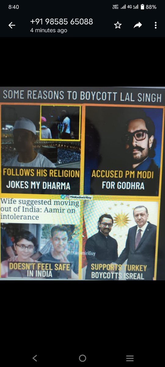 LalitGu63714716's tweet photo. #BoycottLalSinghChadha, nothing more to say. https://t.co/QfFCdQ0Yjx