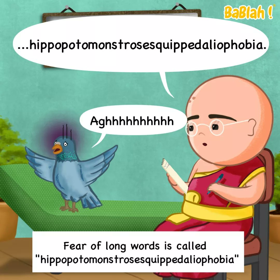 BaBlahComics's tweet photo. Poor pigeon😢💔...
Can you spell it??
#trending #reels #long #fearofwords #longwords #funshots #memes #posts #postoftheday #instagood #instalike https://t.co/m4eoHkVgzC