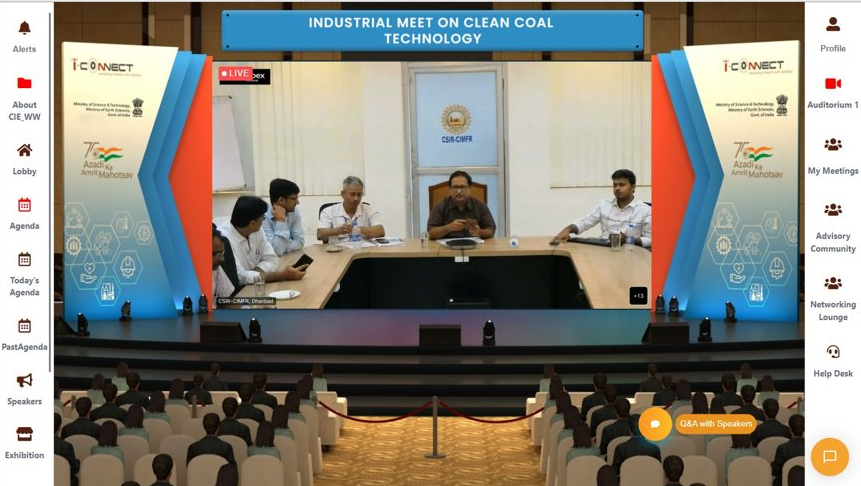 i_Connect75's tweet photo. Here are the glimpses from today's @i_Connect75 virtual event #1 - Industry Meet on Clean Coal Technology.

#iconnect75 #iconnect #azadikaamritmahotsav2022 https://t.co/K4LBTPzj6y