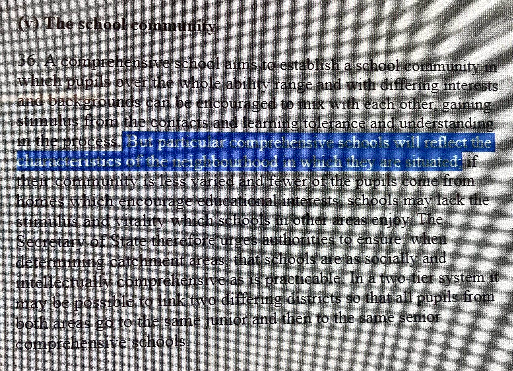 Peter Hitchens on Twitter "Circular 10/65, which pushed local